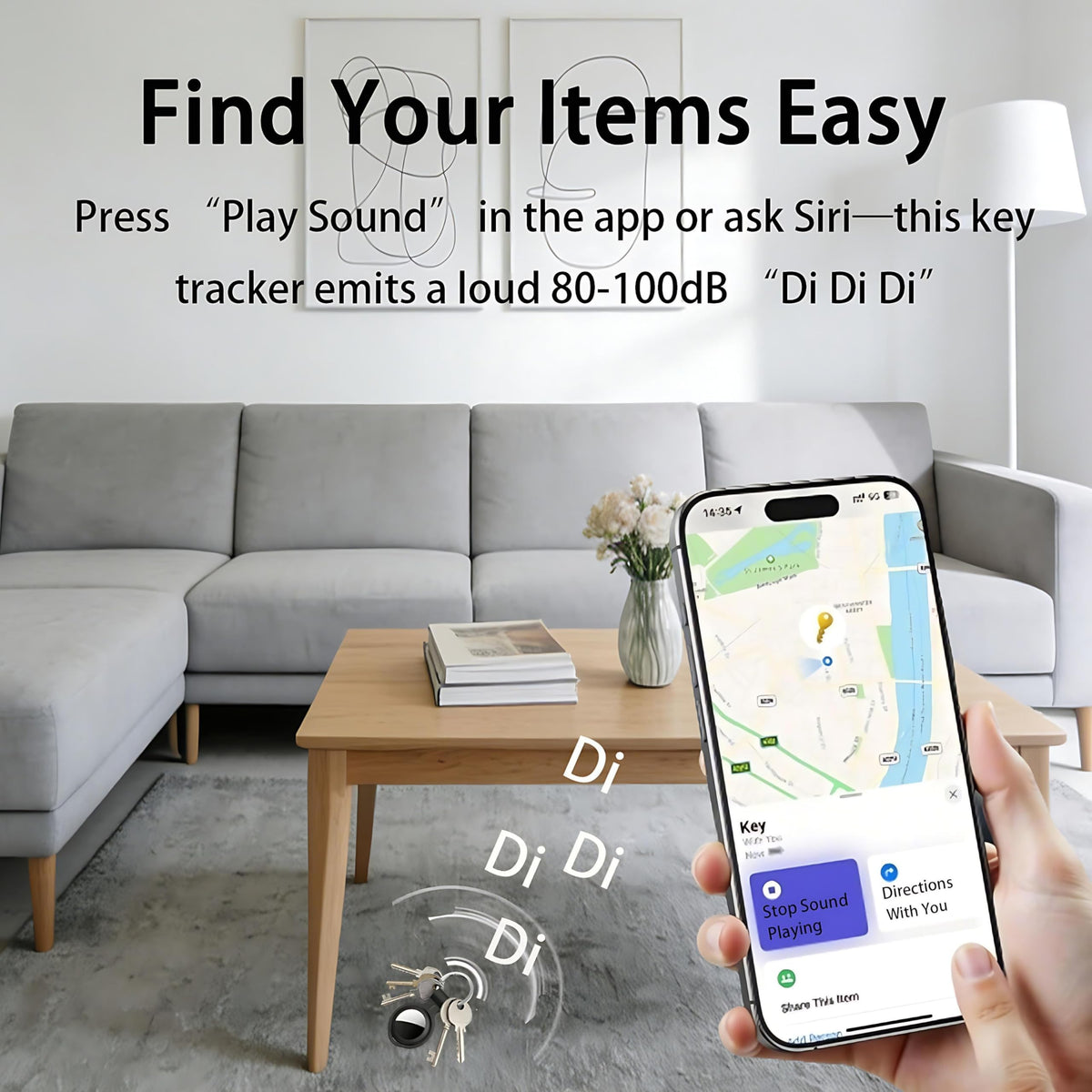 CYBERDOT tracker clipped to a dog collar showing pet location peace of mind