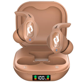 CYBERDOT wireless earbuds in a compact case with LED display for easy power checks.
