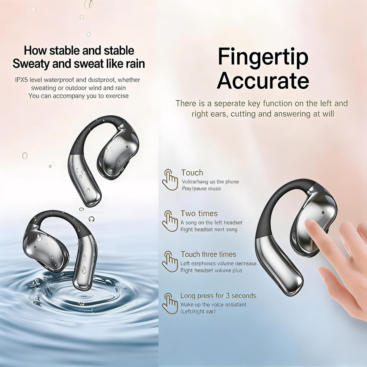 CYBERDRIVE IP54 waterproof protection resists sweat during workouts.