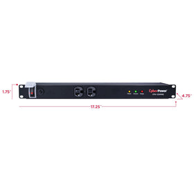 CyberPower CPS1220RMS 15 ft cord; flexible reach for racks and desks.