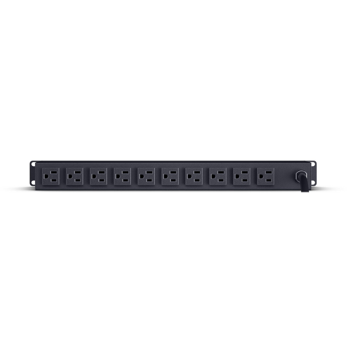 CyberPower rear view with ten outlets for organized permanent connections benefit