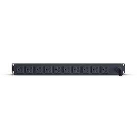 CyberPower rear view with ten outlets for organized permanent connections benefit