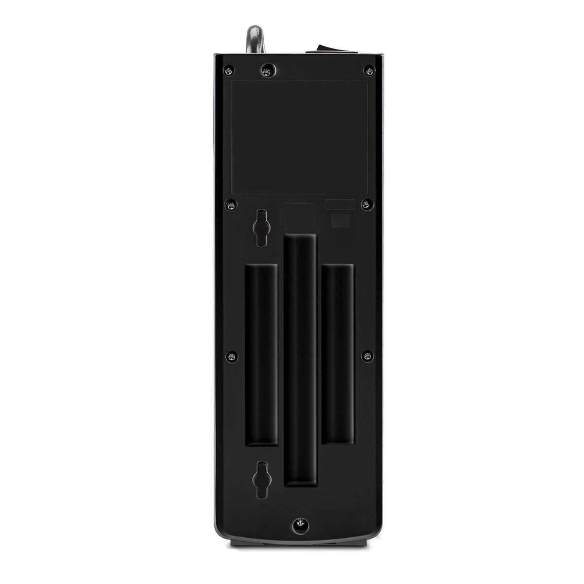 CyberPower close-up of widely spaced outlets accommodating large adapters without blocking