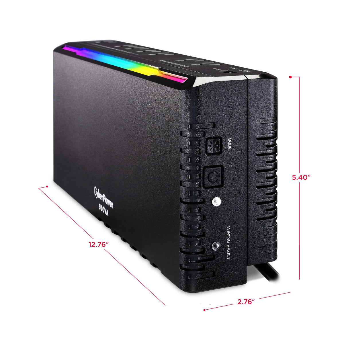 CyberPower GX950UC compact design fits under desks for a clean setup