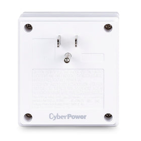CyberPower P2WU side-facing outlets organize cords and reduce clutter.