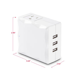 CyberPower P2WU wall-tap design fits tight spaces.