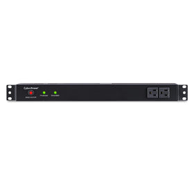 CyberPower RKBS15S2F8R front view with accessible front outlets for easy connectivity.