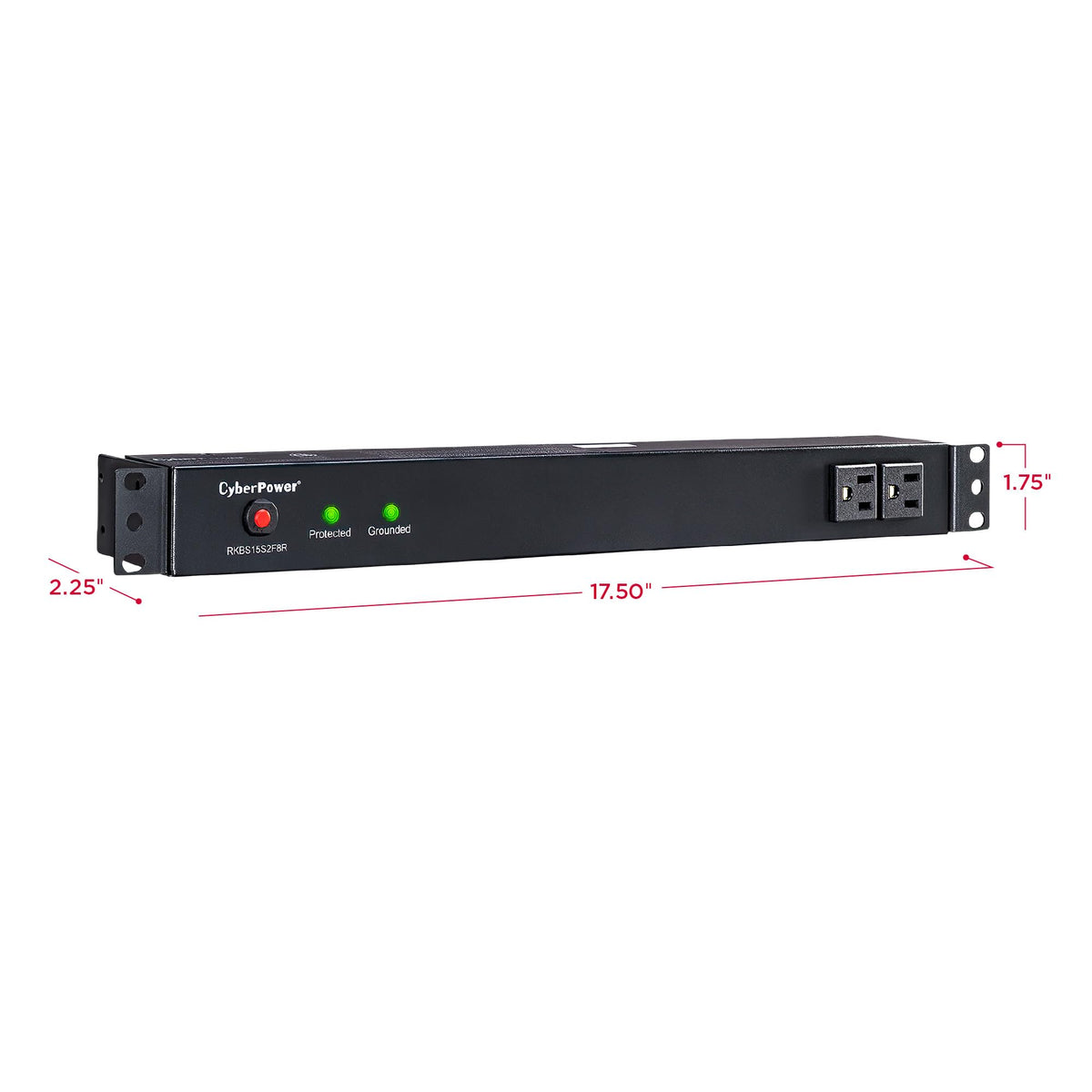 CyberPower RKBS15S2F8R industrial metal housing for durable protection.