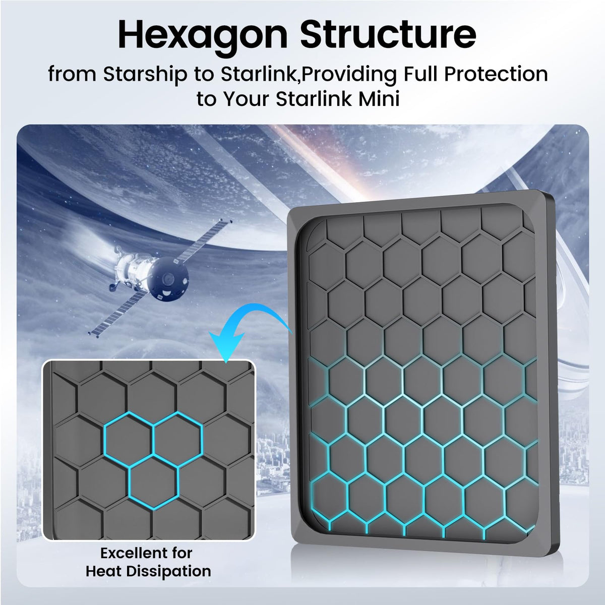 Durable material resists fading and cracking for long-lasting protection
