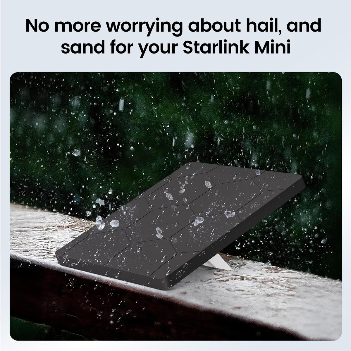 CYBERSTATION Starlink Mini Cover uses liquid silicone for soft touch and durability.