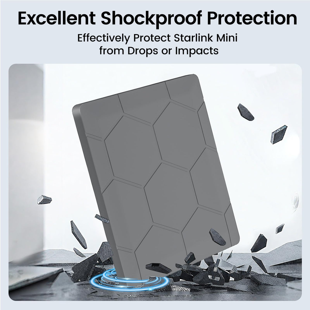 CYBERSTATION Starlink Mini Cover shows silicone design that protects while maintaining grip