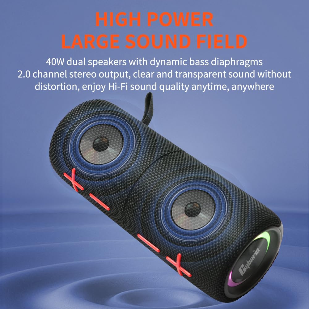 CYBORIS LED lighting syncs with music for dynamic ambience.