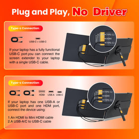 Cybotioe dual-display modes demo showing extended and mirror options
