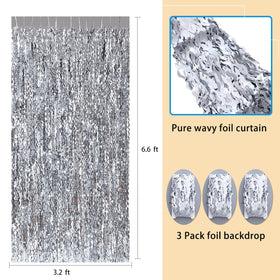 CYLMFC aluminium foil curtain is lightweight and easy to hang.