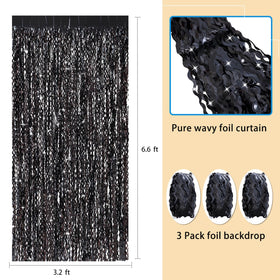CYLMFC new-years decor wavy curtain creates dynamic lighting for celebrations