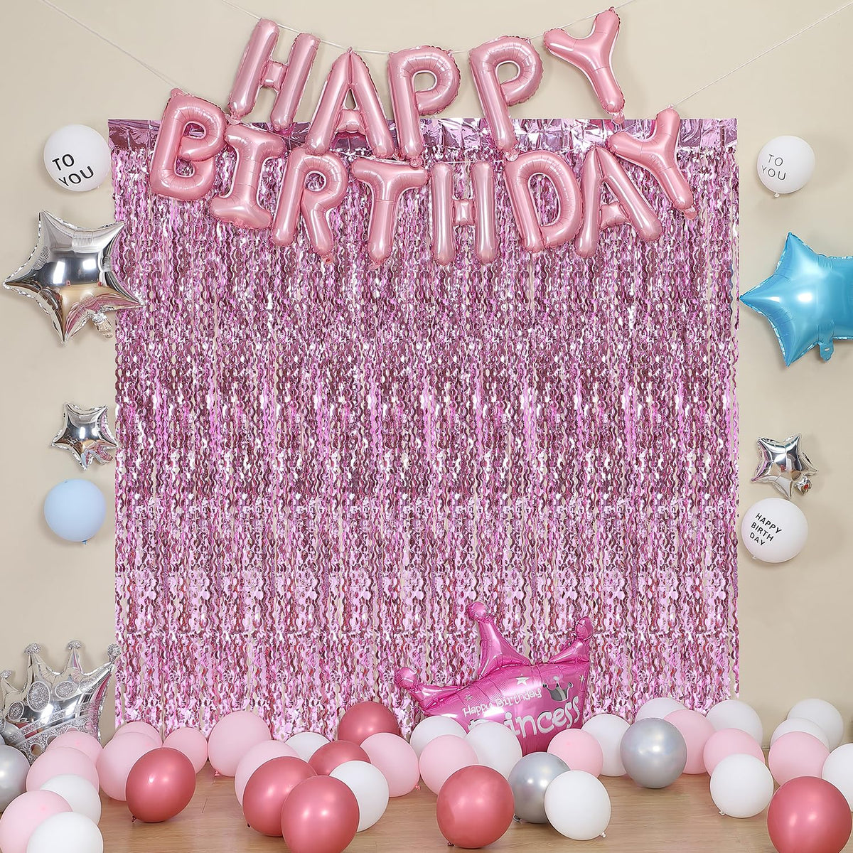 CYLMFC 3-pack curtain includes versatile lengths for walls, tables, or photo booths.