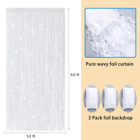 CYLMFC white foil curtain reflects light to boost event ambiance