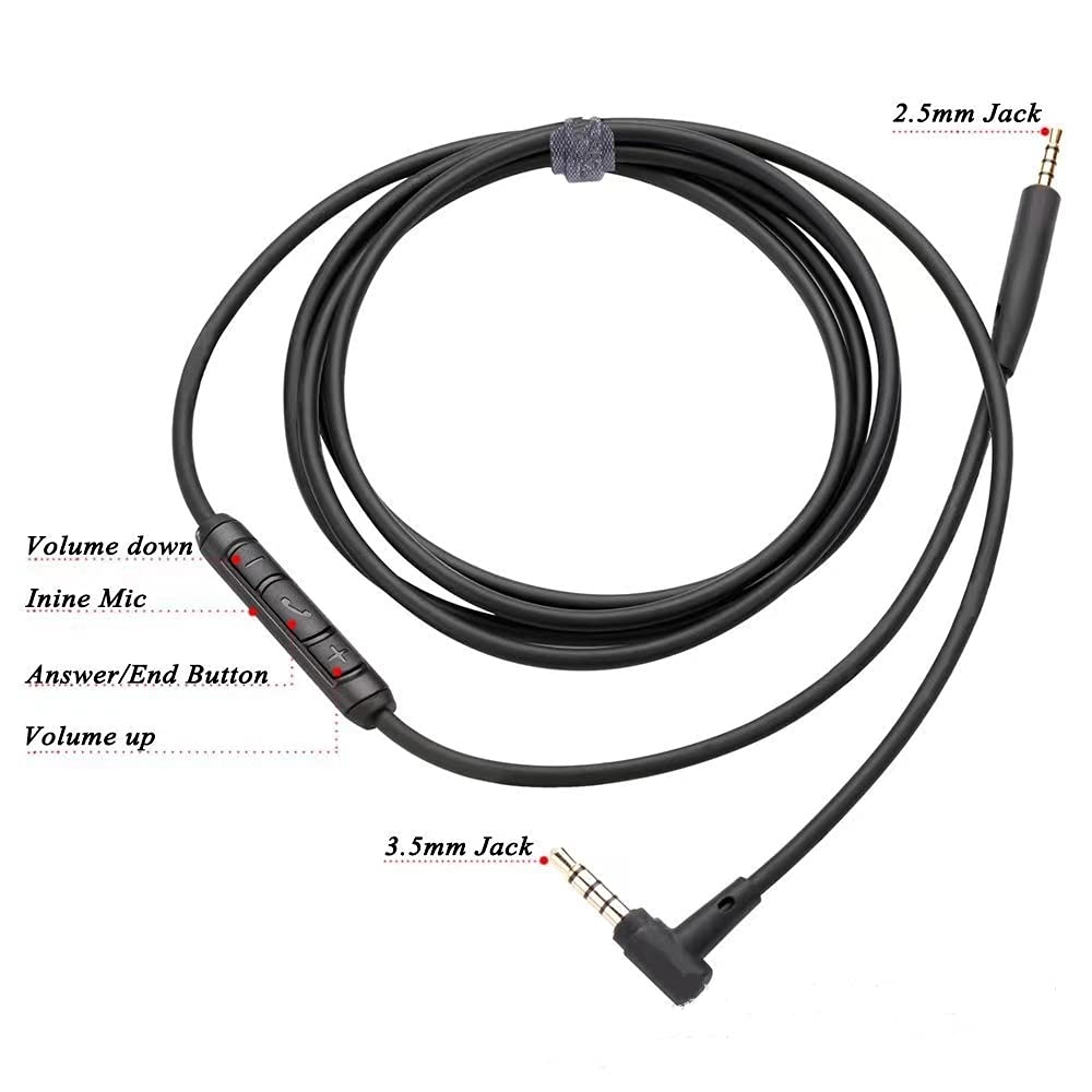 Cypher.V cable connected to Bose headphones in use, restores wired listening and call function