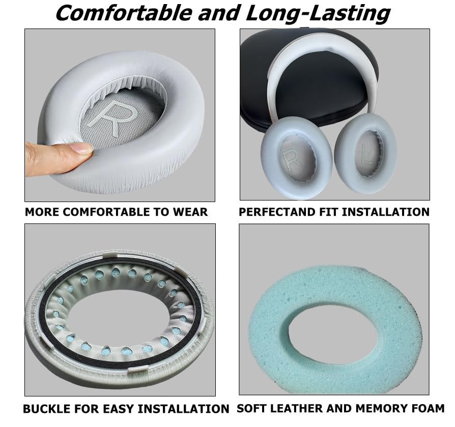 Cypher.V installation steps guide for quick, secure ear pad replacement.