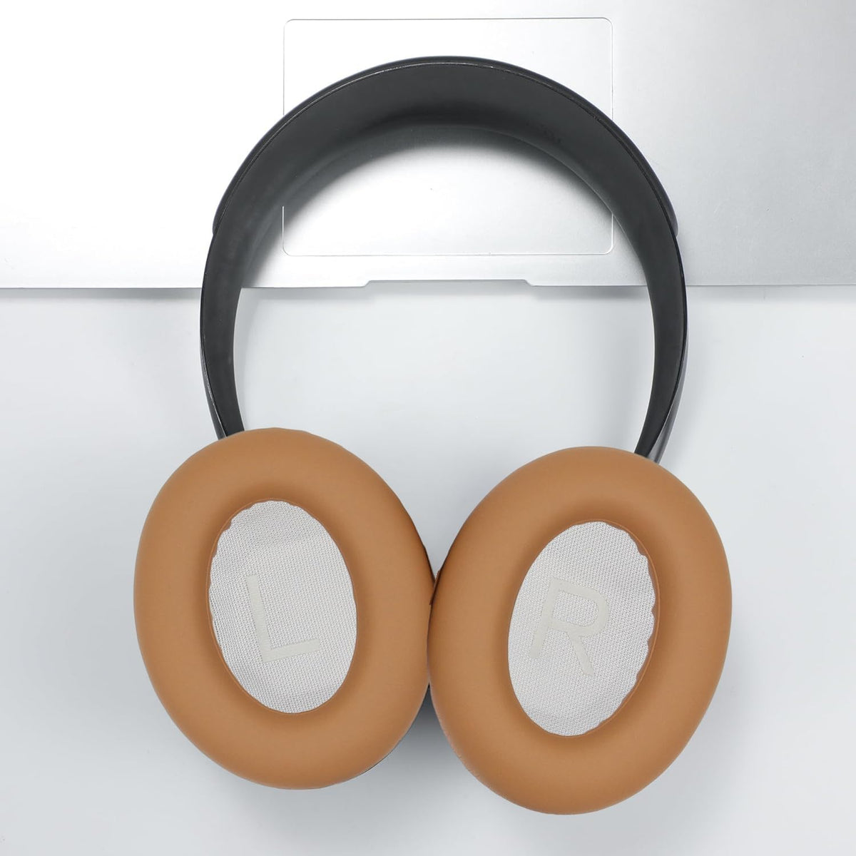 Cypher.V beige ear cushions offer durable build for daily use