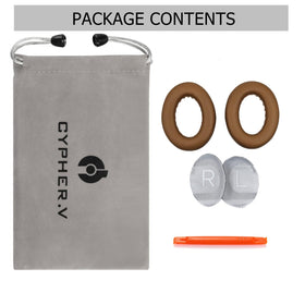 Cypher.V Bose 700 ear pads packaging and contents