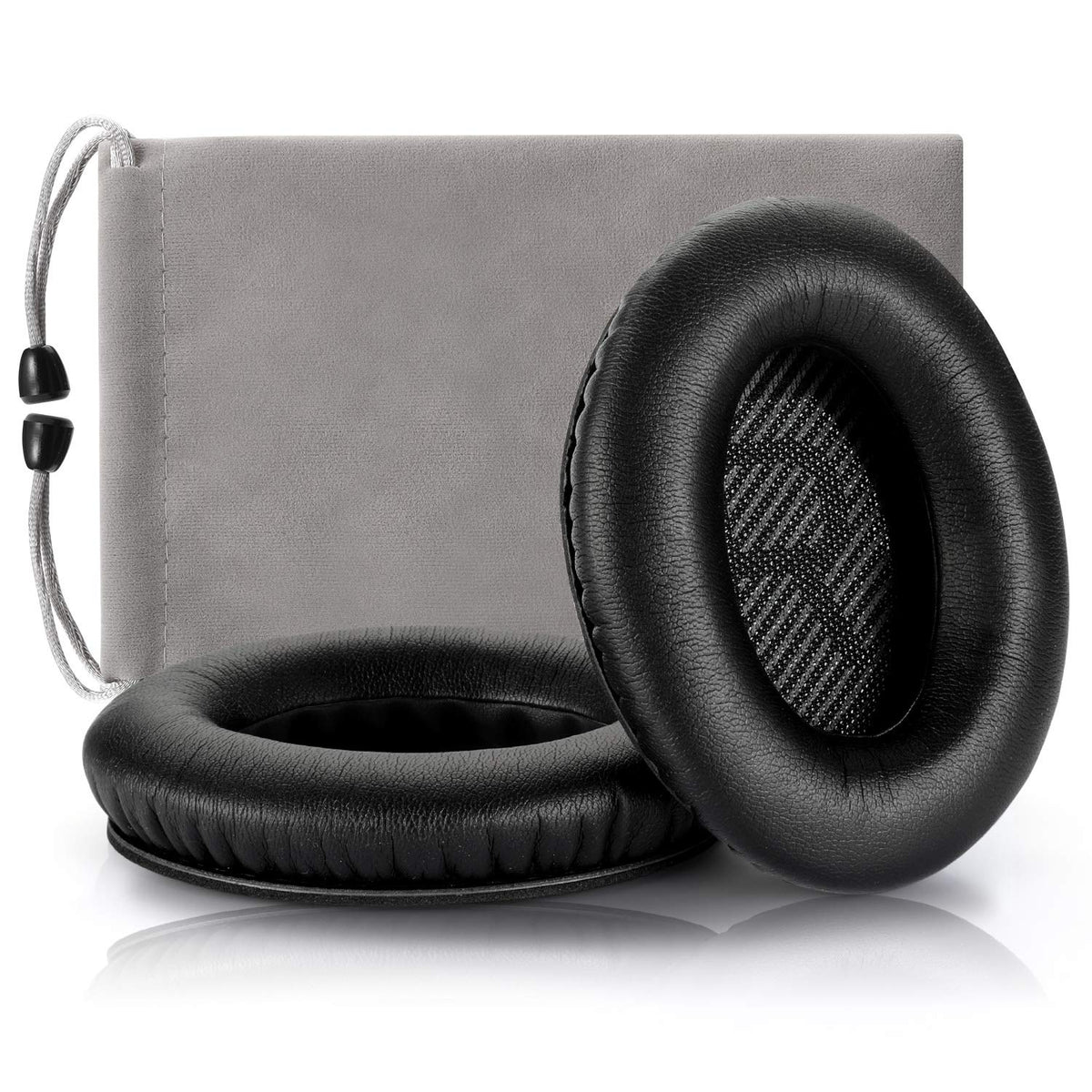 Cypher.V ear pads for Bose QC15: soft protein leather and memory foam comfort