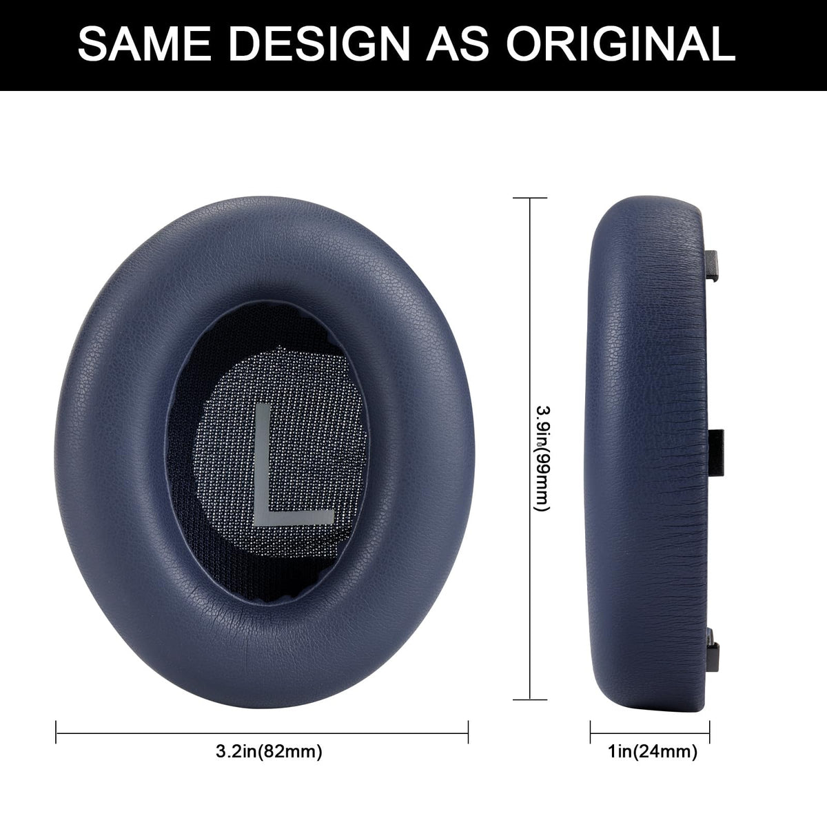 Memory foam inner layer conforms to ears for cushioned listening sessions.