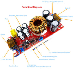 Cywhrvzsf boost converter input connector ensures secure power hookup for reliable projects