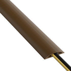 D-Line 30ft floor cord cover uncoils to flat for quick setup and cable guidance.