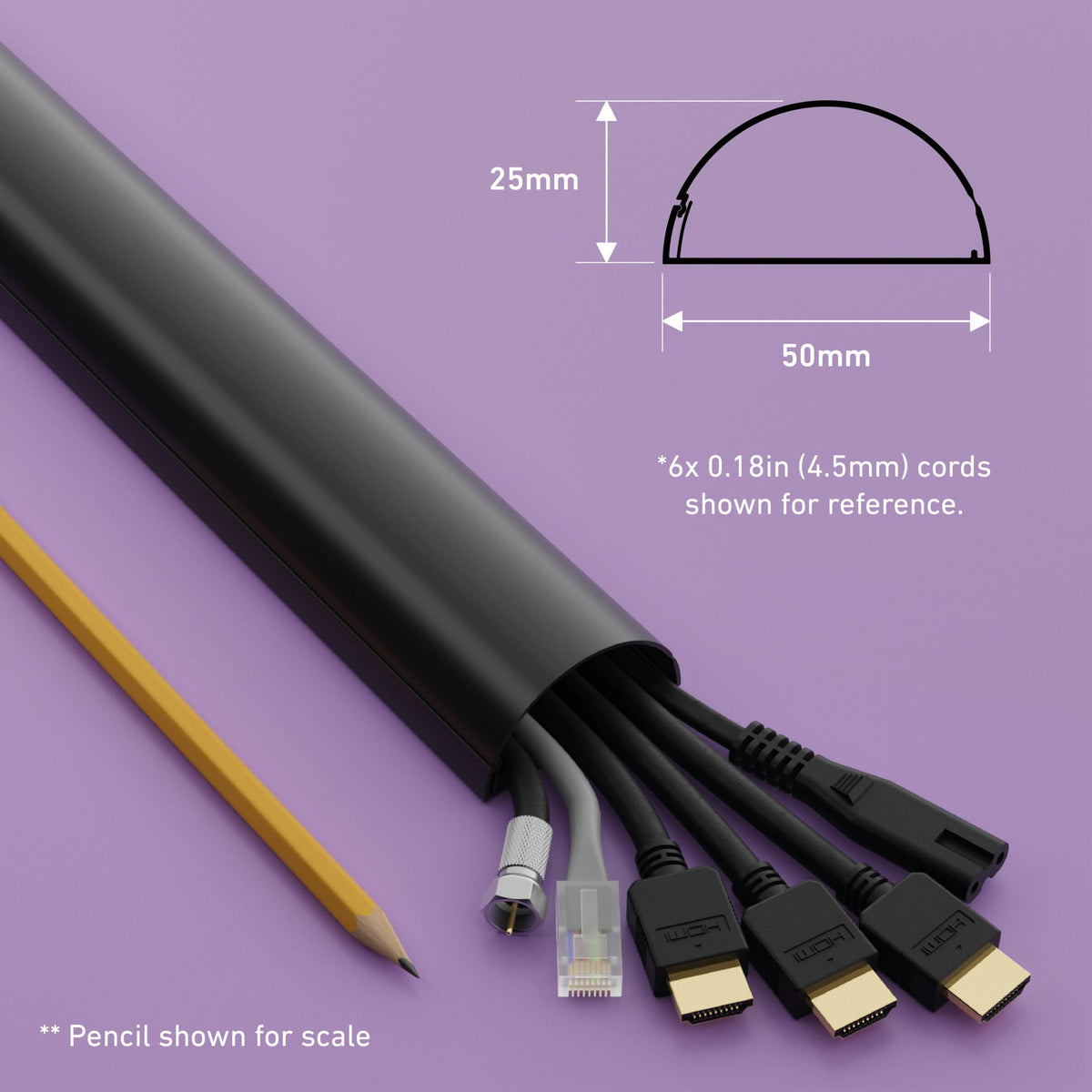 D-Line baseboard cord management blends with decor for tidy spaces.