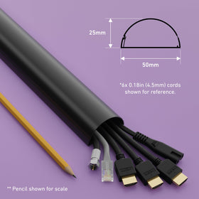 D-Line baseboard cord management blends with decor for tidy spaces.