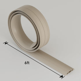 Beige D-Line cord cover suitable for gaming setups and events.