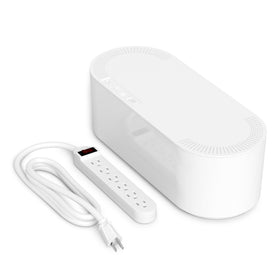 D-Line box front view showing tidy appearance and hidden cords benefit