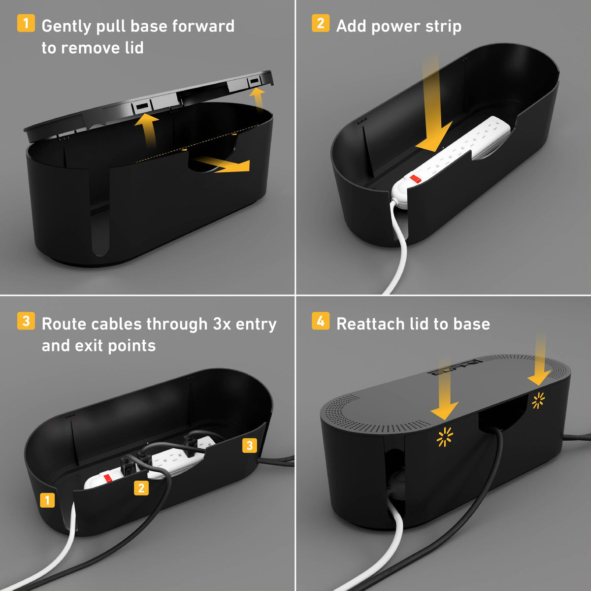 D-Line small made in uk abs emphasizes safe, durable cable protection.