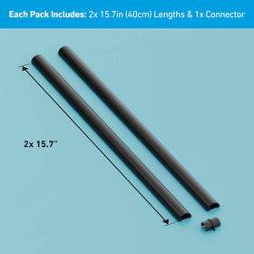D-Line connector piece included to join lengths for longer runs.