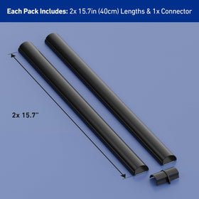 D-Line connector piece allows joining lengths for longer runs.