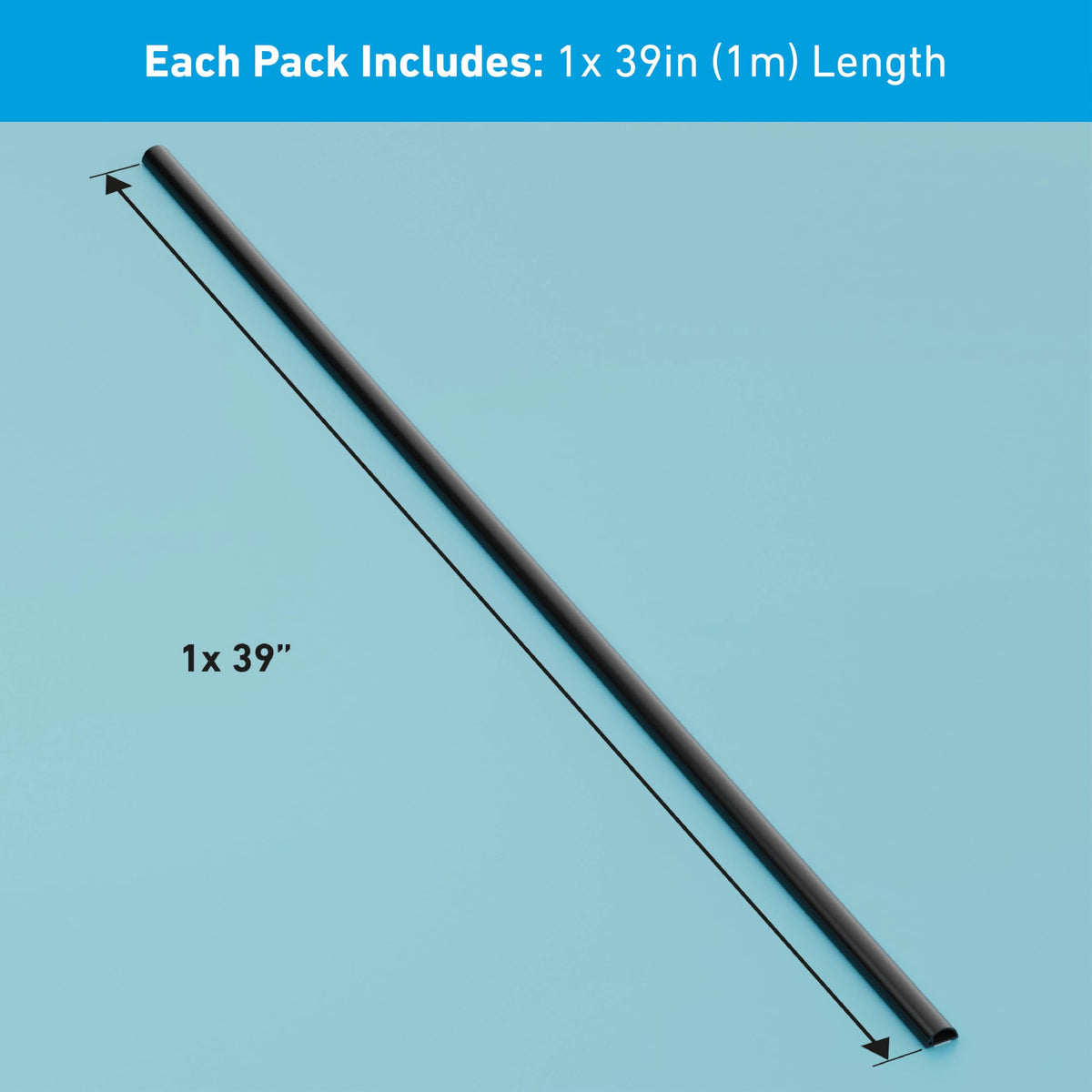 D-Line decorative wire cover enhances baseboard aesthetics while hiding cables.