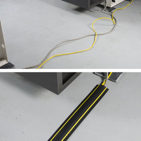 D-Line cord protector with ribbed base for non-slip use.