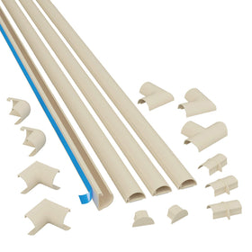 D-Line front packaging showing kit contents and beige finish for easy matching
