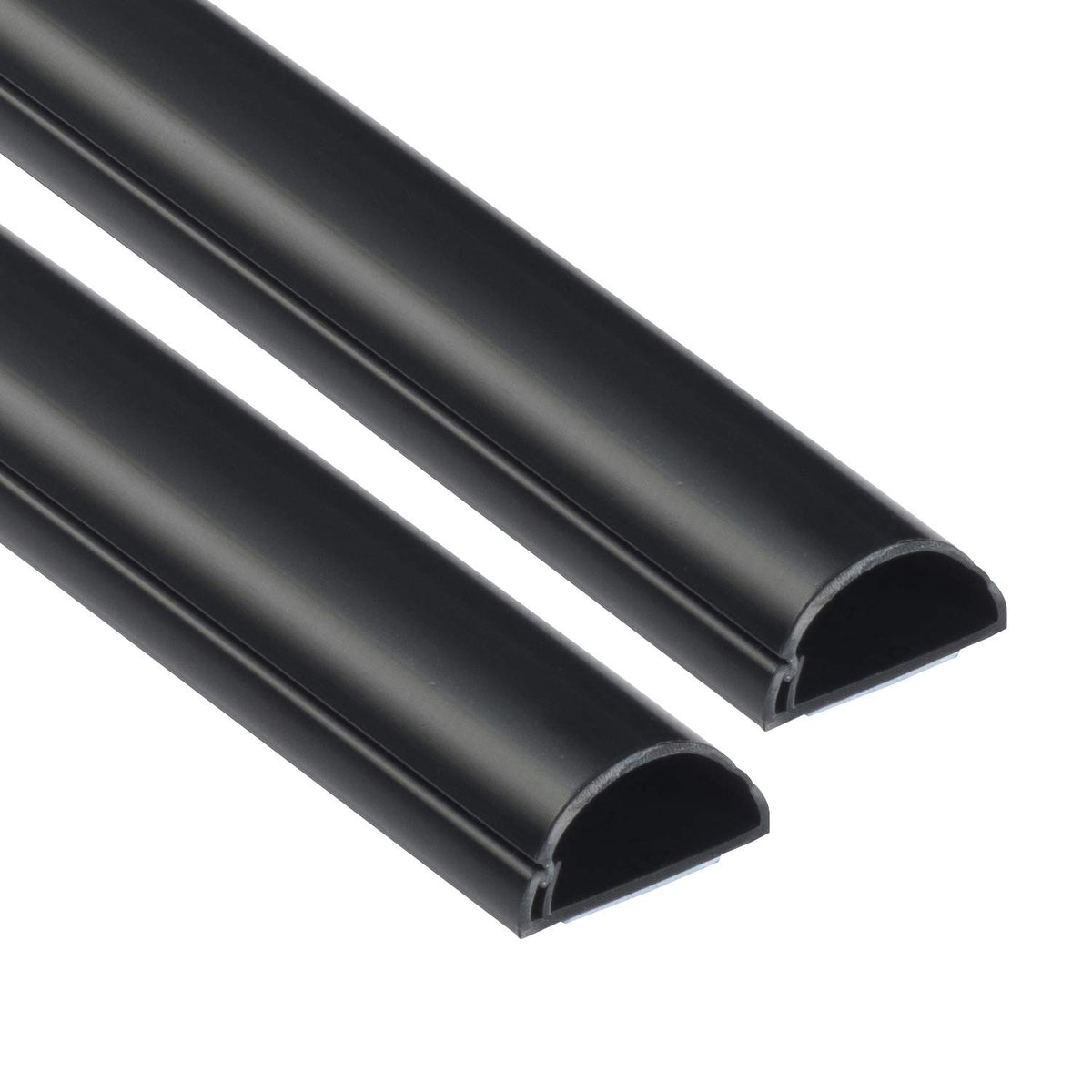 D-Line front packaging showing black half-round cord concealer, tidy finish