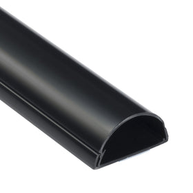 D-Line half-round cord hider with adhesive back for easy installation.