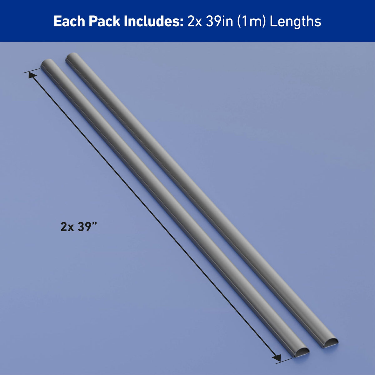 D-Line cord cover installed next to a wall-mounted TV creating tidy, hidden cables