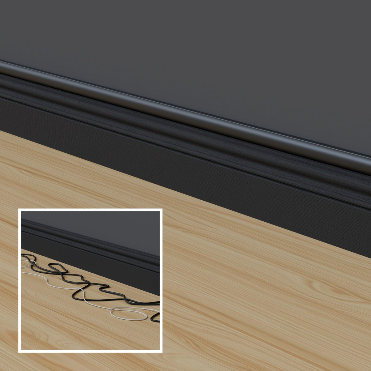 D-Line smooth-fit connectors aligning two raceway lengths for seamless join