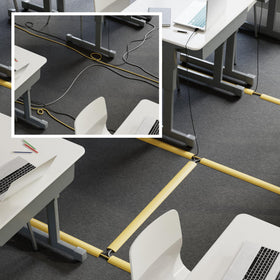 D-Line pre-split rear design aids quick installation without adhesive