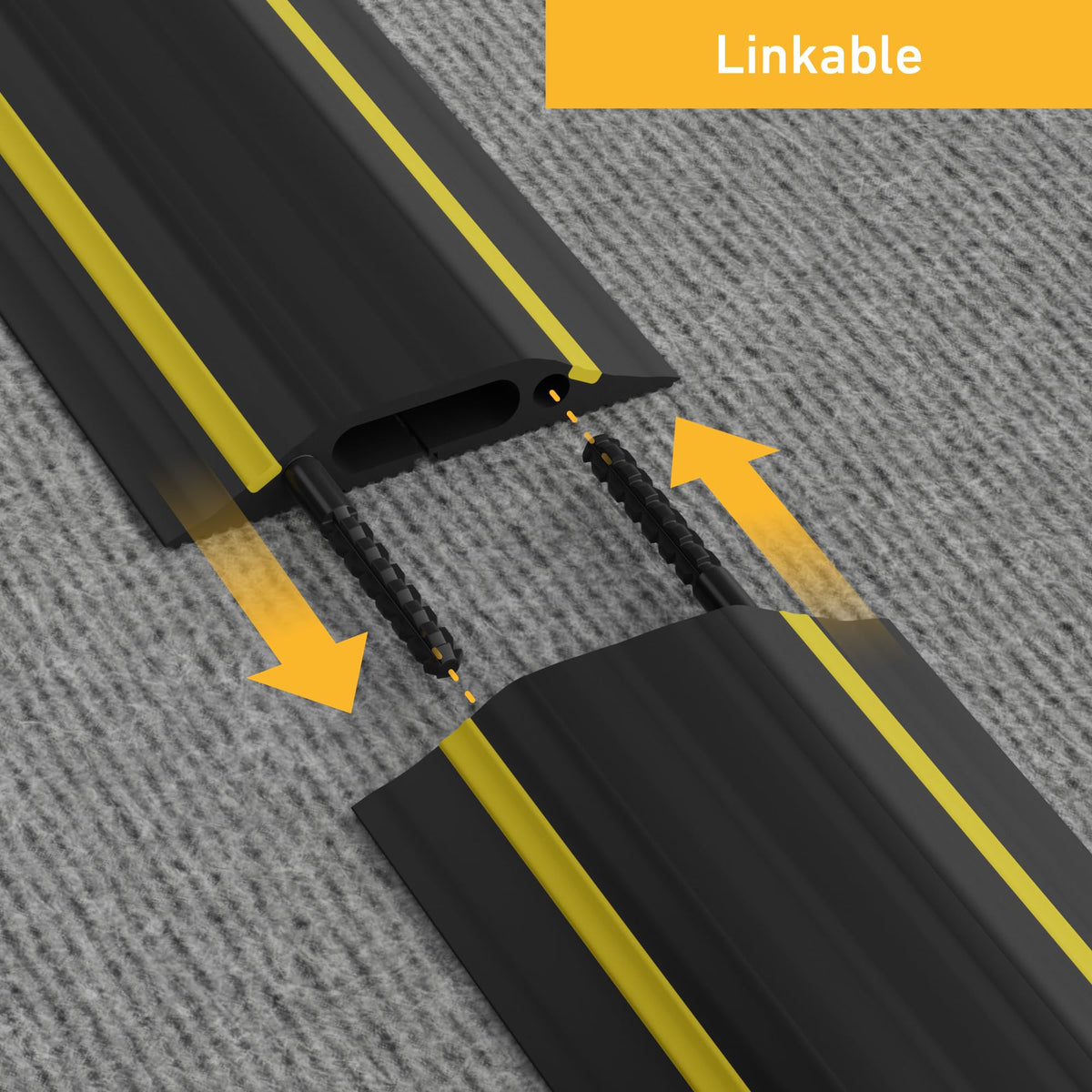 D-Line ribbed base shows secure grip on smooth floors.