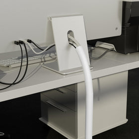 D-Line close-up of pre-slit rear, easy retrofit insertion benefit