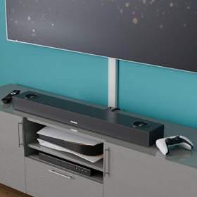 D-Line TV Cord Hider hinge close up showing seamless design