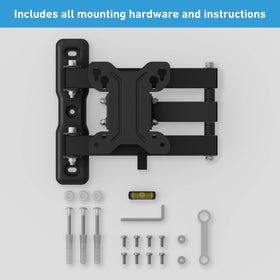 D-Line wall mount keeps TV neat with cable cover compatibility