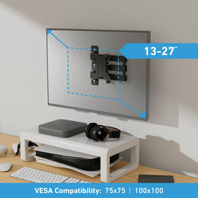 D-Line TV wall bracket tilts to 15 degrees for comfortable viewing