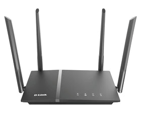 D-Link DIR-1260 front view showing router design and strong coverage benefit